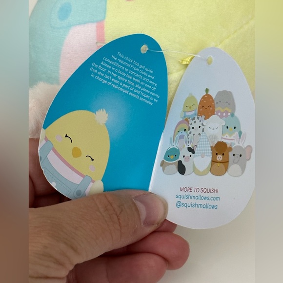 2022 Limited Edition 5" Squishmallows Aimee The Easter Chick Plush by Ke… - Picture 5 of 5